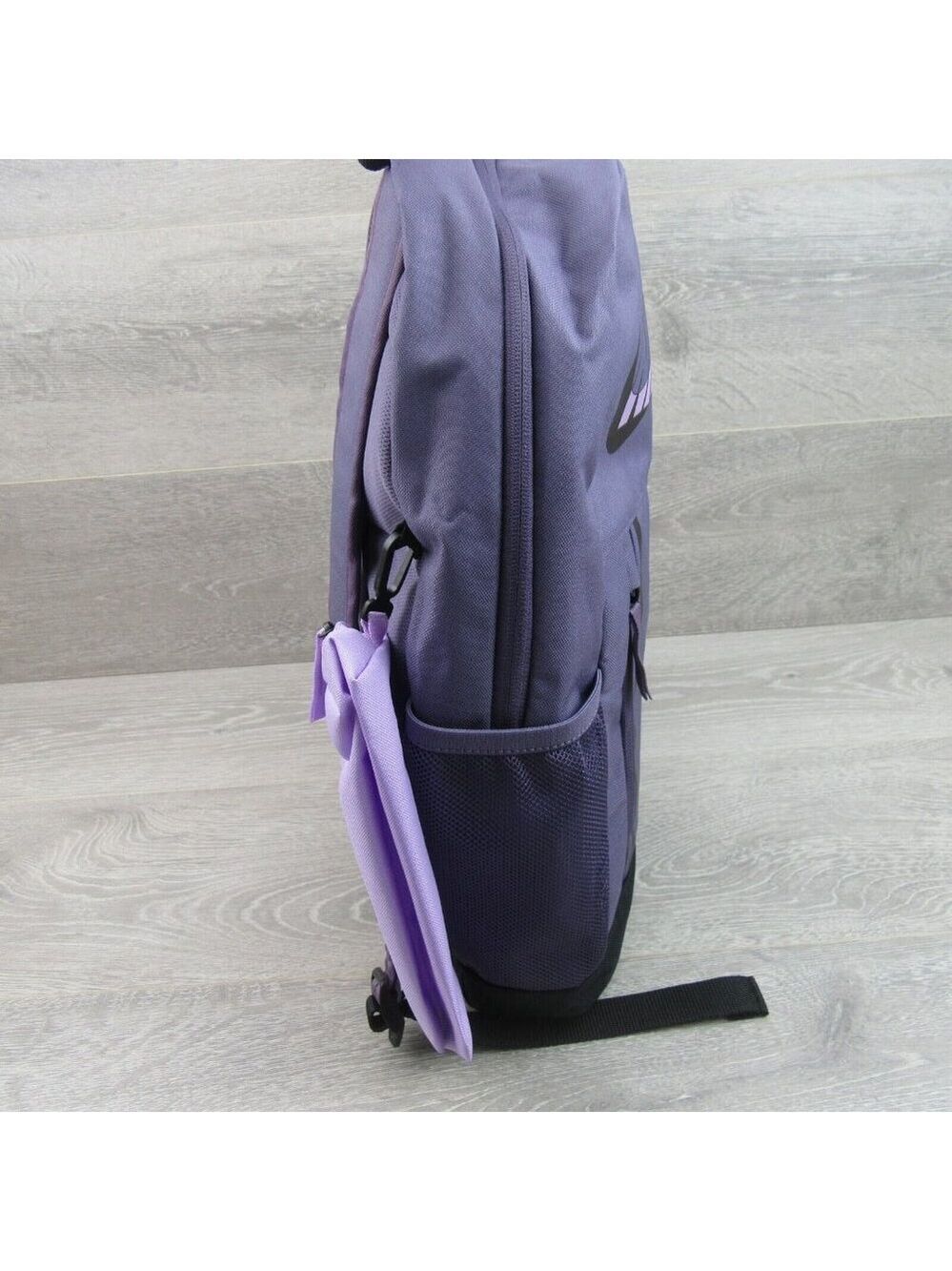 Nike Elemental Kids Backpack School Bag Purple Lilac Black (20L) NEW - Picture 5 of 16